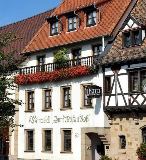 ホテル Weinkastell Zum Weissen Ross