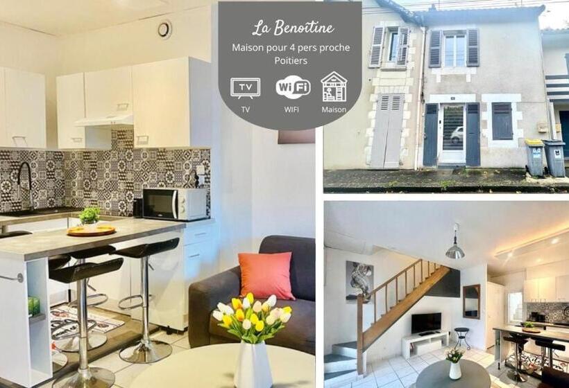 פנסיון La Benoîtine   Jolie Maison à Saint Benoît