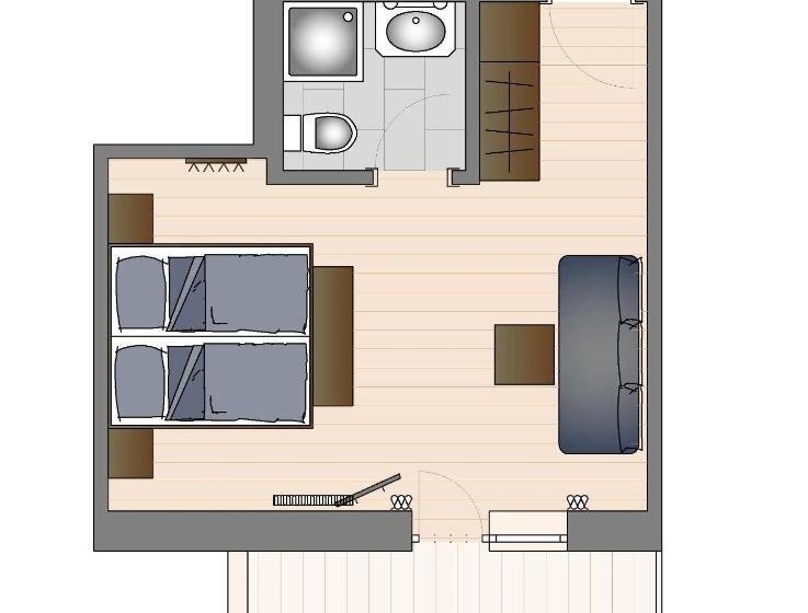 בית מלון כפרי Das Grünholz Apart