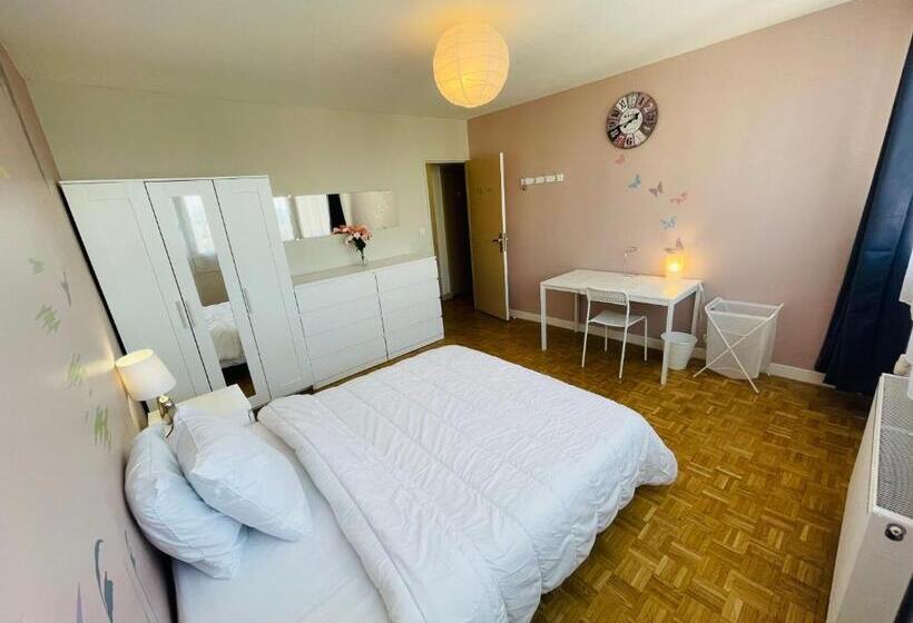 تختخواب و صبحانه Chambre Privée En Colocation Villeurbanne Métro Bonnevay