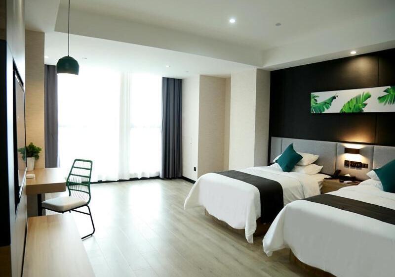 בית מלון כפרי Thank Inn Chain Fuyang Linquan Stadium