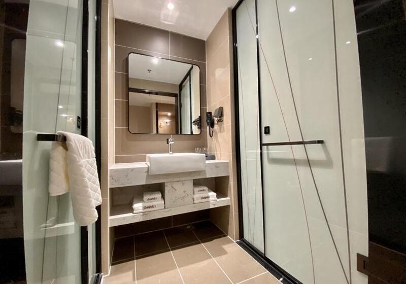 فندق Thank Inn Chain Suqian Hubin New District Santaishan Park