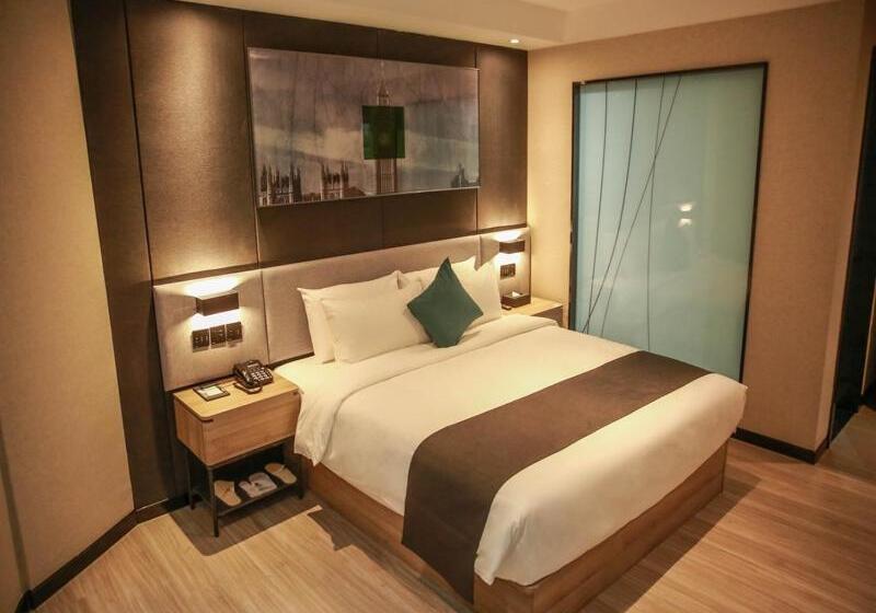 فندق Thank Inn Chain Suqian Hubin New District Santaishan Park