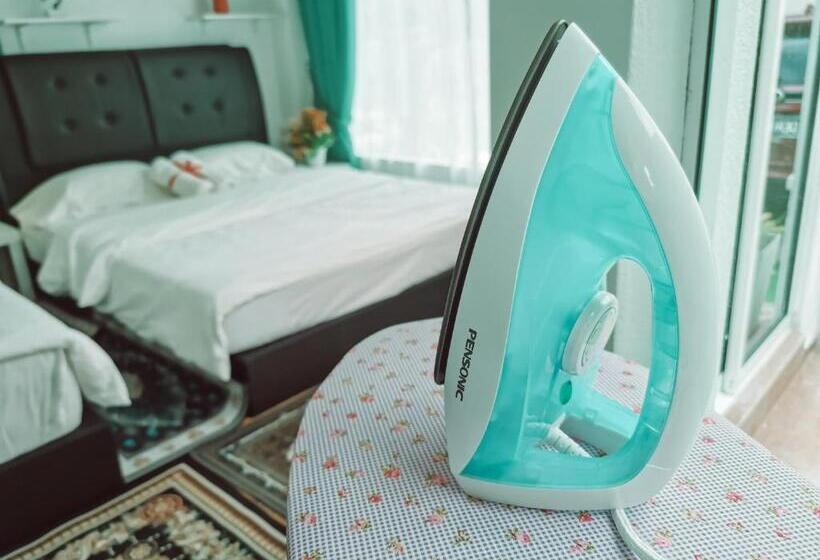 펜션 Inap Idaman 5 With 2 Queen Bed In Kubang Kerian