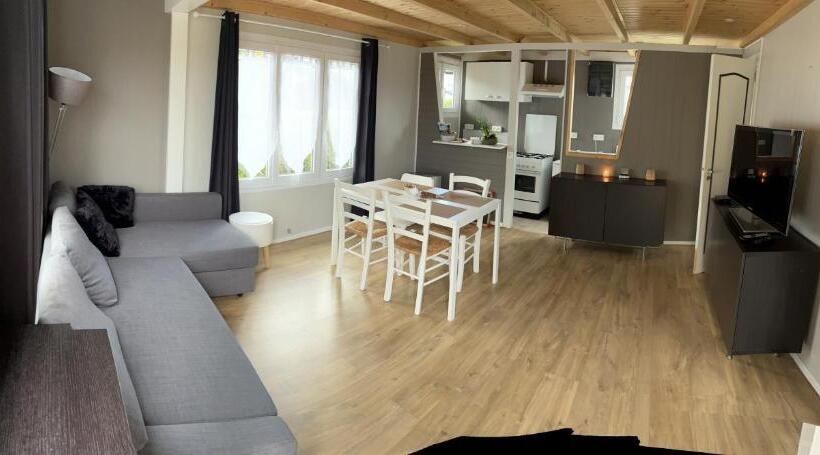 펜션 Chalet Charmant Monika Avec Piscine