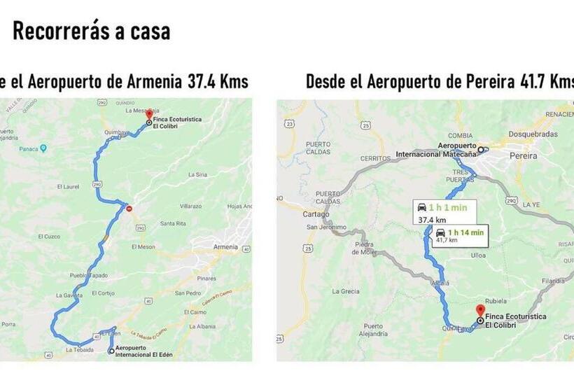 تختخواب و صبحانه Cabaña Privada