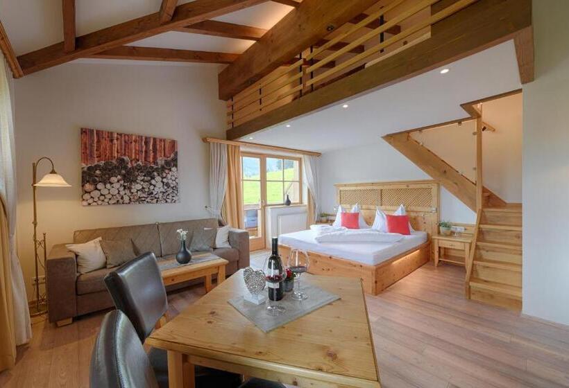 ホテル Und Alpen Apartments Mit Sauna   Bürglhöh