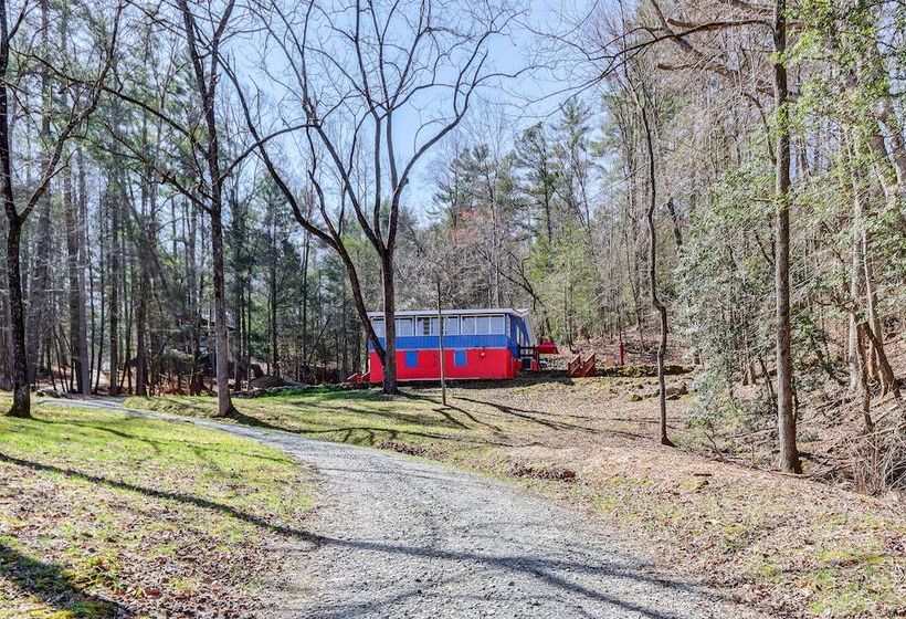 Riverfront Blue Ridge Cabin W/ Private Beach!