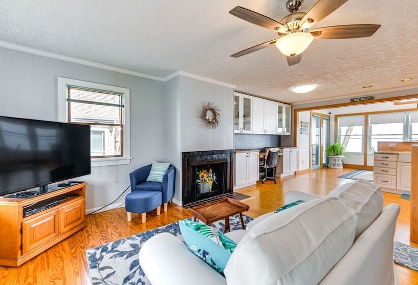 Riverfront Colonial Beach Home W/ Private Beach!