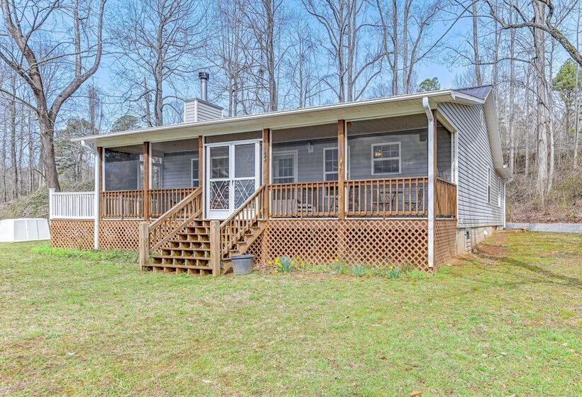 Idyllic Creekside Hayesville Home W/ Fire Pit