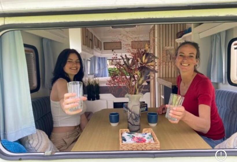 צימר Vintage Glamping Caravan Stadstuin Goedereede
