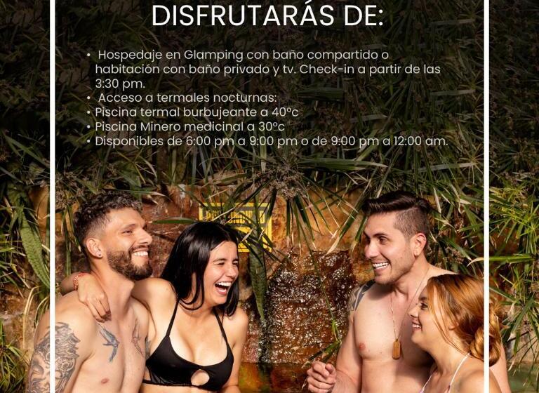 בית מלון כפרי Glamping Termales La Calera
