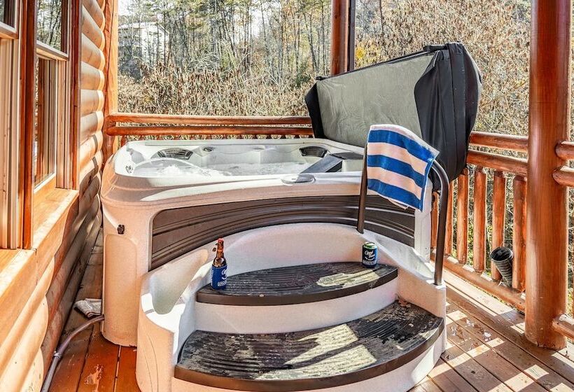 Daybreak By Avantstay Sleeps 18 Cabin + Pool/spa