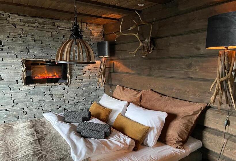 ホテル Norefjell   Storhytte Med Jacuzzi Og Fantastisk Beliggenhet