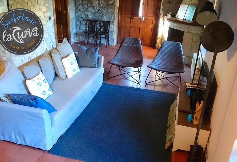 צימר La Curva Surfhouse   Hostel