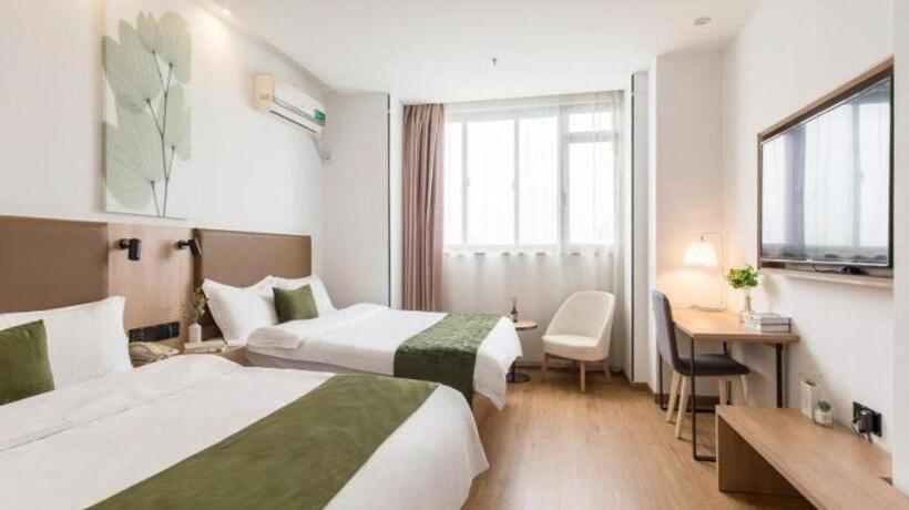 Отель Greentree Inn Shanghai Zhoupu Town Xiupu Road Business