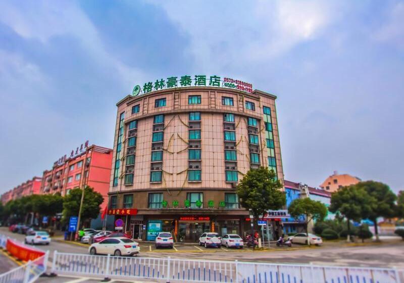 בית מלון כפרי Greentree Inn Jiaxing Tongxiang Tudian Express