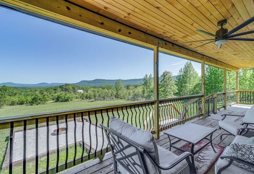 Arkansas Retreat W/ Deck, Fire Pit & Mtn Views!