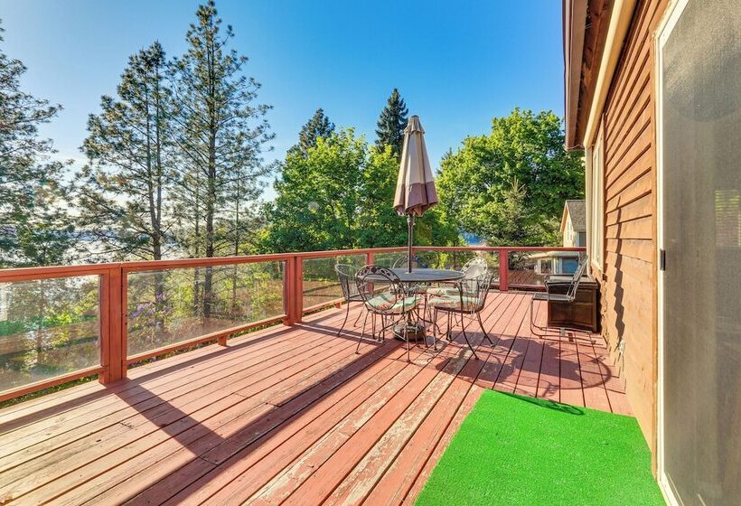 Harrison Home W/ Grill & Lake Views: Walk To Town!