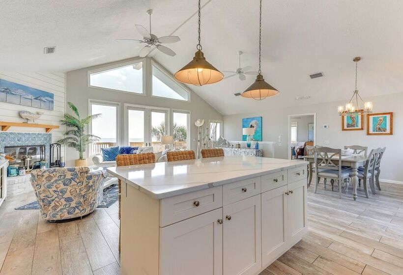 Oceanfront Ponte Vedra Beach Home W/ Deck & Views!