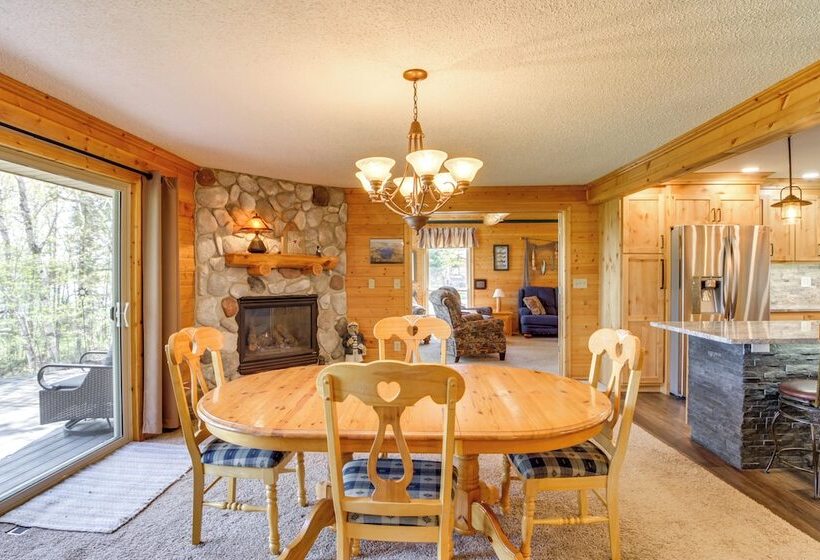 Private Lakefront Emily Home W/ Yard & Fire Pit!