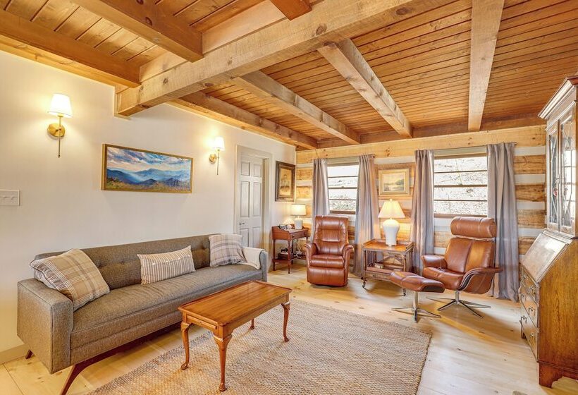 Mars Hill Log Cabin W/ Fire Pit & Resort Amenities