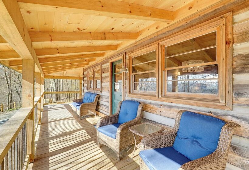 Mars Hill Log Cabin W/ Fire Pit & Resort Amenities