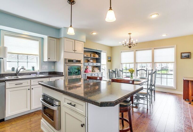 Selbyville Canal Front Home Near Beaches & Shops!