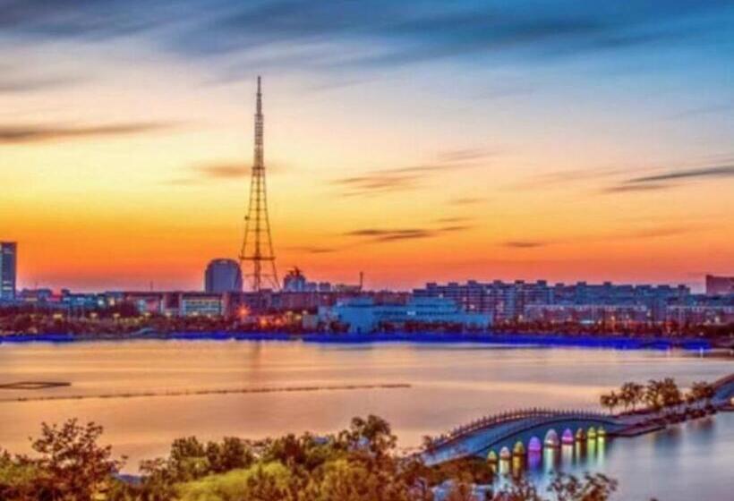 호텔 Greentree Inn Express Dongying Municipal Governemnt Wanda Plaza