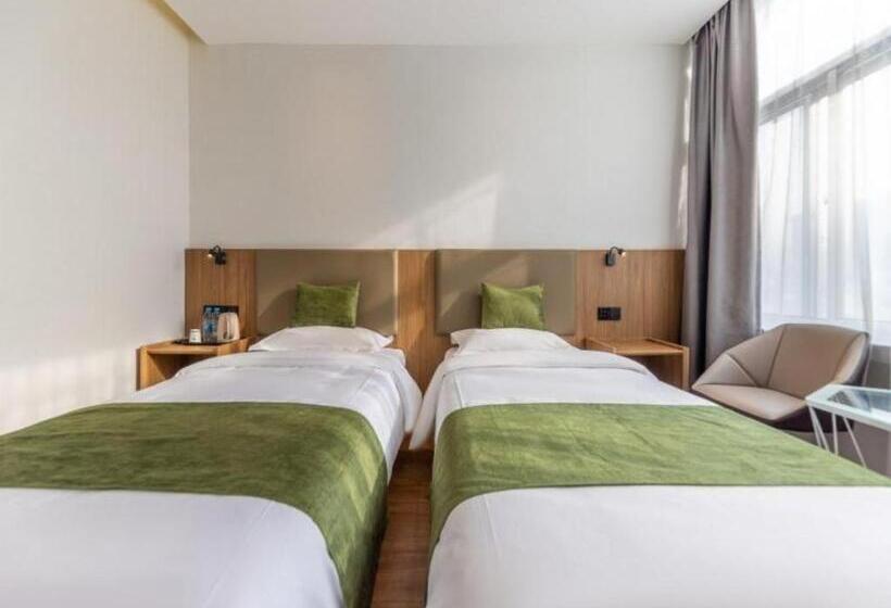 בית מלון כפרי Greentree Inn Express Lanzhou West Passenger Station Lanzhou Center