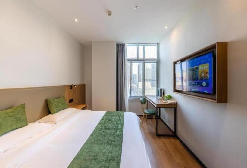 בית מלון כפרי Greentree Inn Express Lanzhou West Passenger Station Lanzhou Center