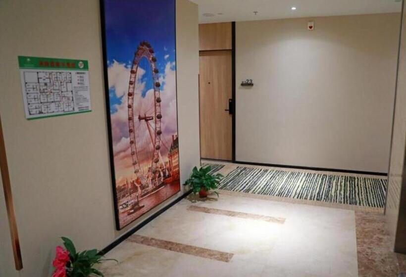בית מלון כפרי Greentree Inn Tianjin Wuqing Development Zone Wanda Plaza