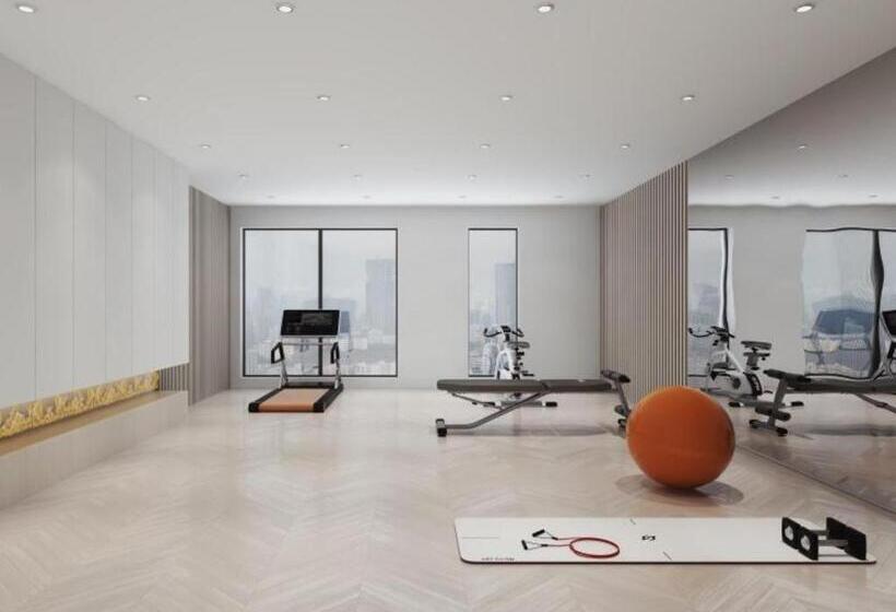 בית מלון כפרי Greentree Inn Tianjin Wuqing Development Zone Wanda Plaza