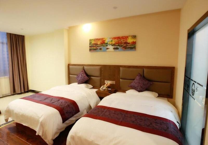 酒店 Greentree Inn Jiangsu Nantong Haimen Shanghe Plaza Express