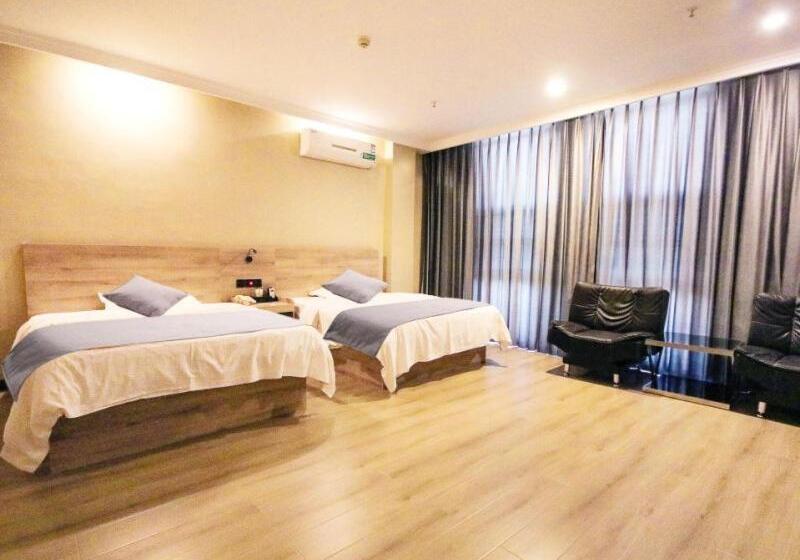 בית מלון כפרי Greentree Inn Shandong Zaozhuang Tengzhou Fuqian Road Longquan Square Business