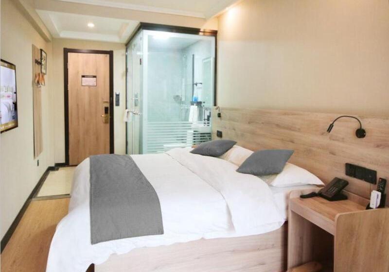 בית מלון כפרי Greentree Inn Shandong Zaozhuang Tengzhou Fuqian Road Longquan Square Business