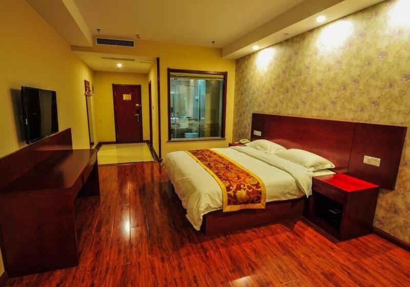 בית מלון כפרי Greentree Inn Shandong Zaozhuang Tengzhou East Xueyuan Road Guiheyuan Business