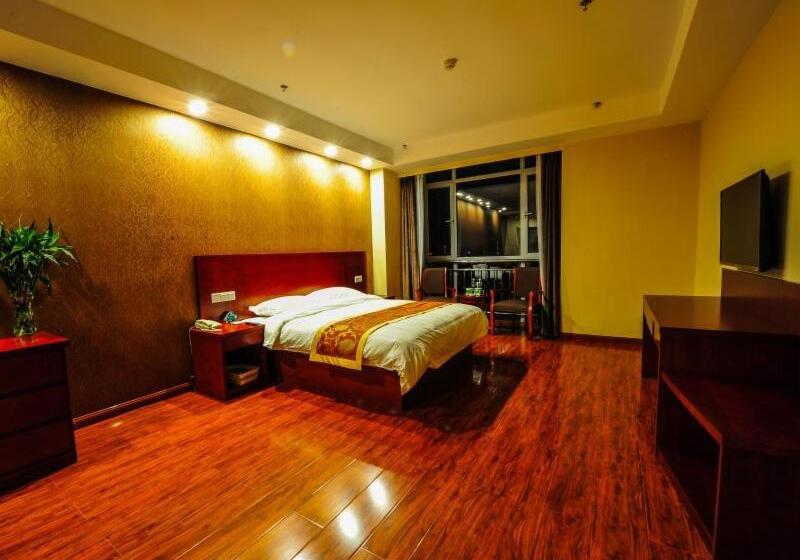 בית מלון כפרי Greentree Inn Shandong Zaozhuang Tengzhou East Xueyuan Road Guiheyuan Business