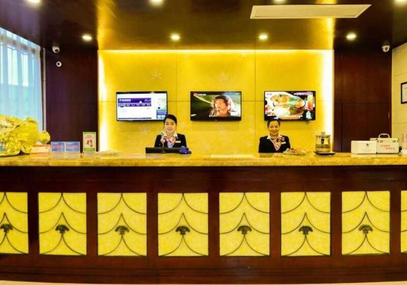 בית מלון כפרי Greentree Inn Shandong Zoucheng Railway Station Huochang Road Business