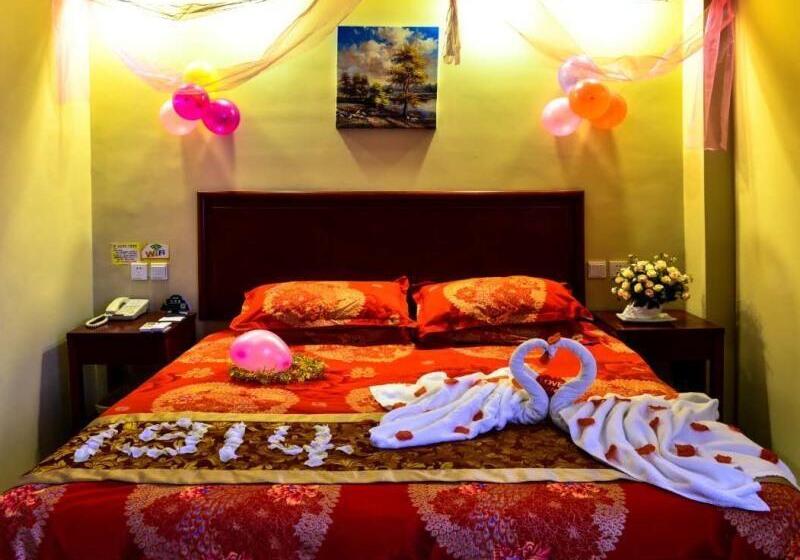 בית מלון כפרי Greentree Inn Shandong Zoucheng Railway Station Huochang Road Business