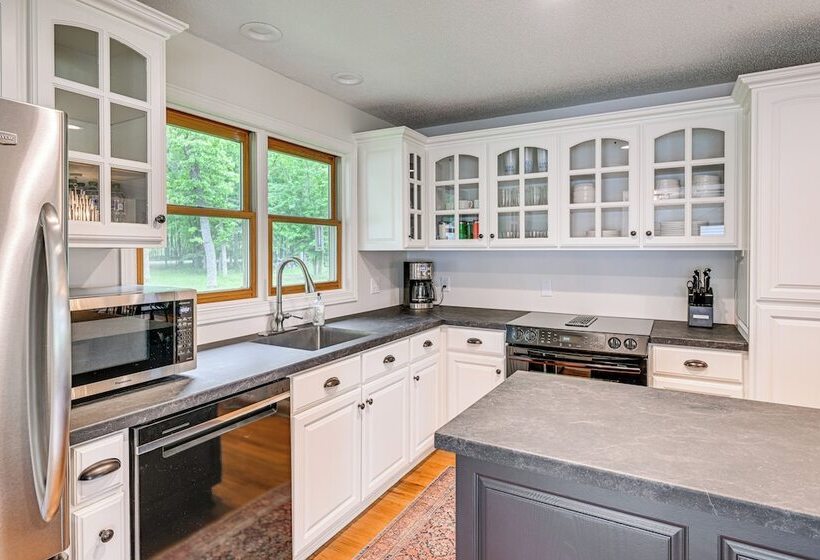 Wisconsin Home W/ Dock On Lake Arbutus!