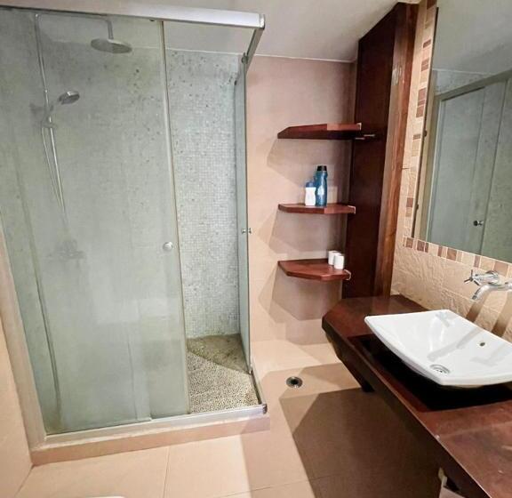 Pension Ensuite Double Room With Balcony In Shared Apartment In Center Of Santa Eularia With Sea View And Cl