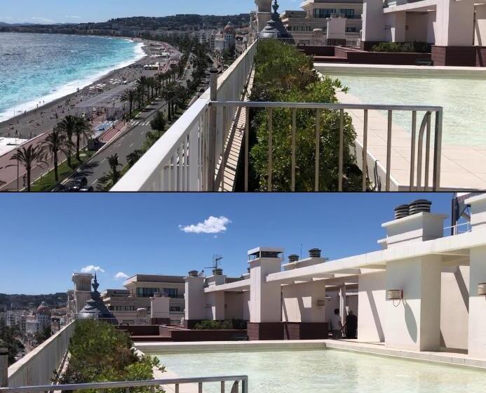 پانسیون Studio With Terrace & Rooftop Pool In Promenade Des Anglais