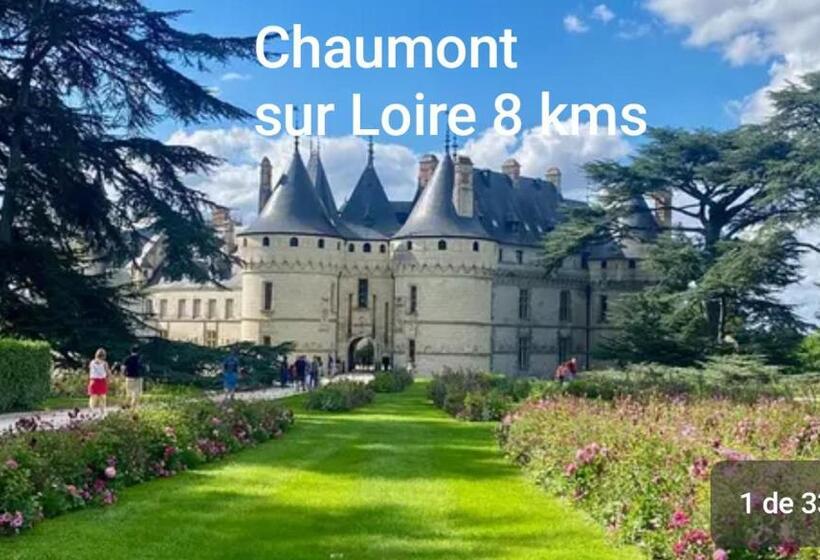 مبيت وإفطار Chambre D Hôtes Entrée Indépendante Proche Amboise La Parenthèse