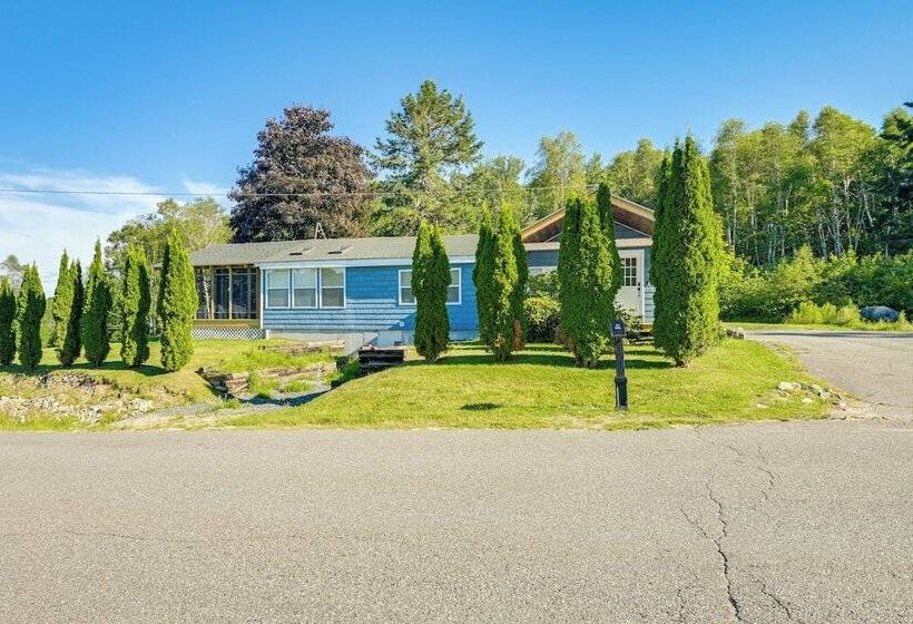 Bayfront Steuben Home W/ Screened Porch & Fire Pit