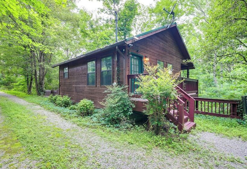 Secluded Cabin W/ Hot Tub   9 Mi To Dollywood!