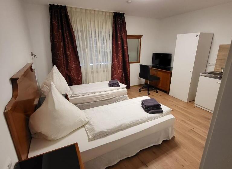 פנסיון Frankenthal City Apartment Mit Eigene Bad Und Kochmöglichkeit