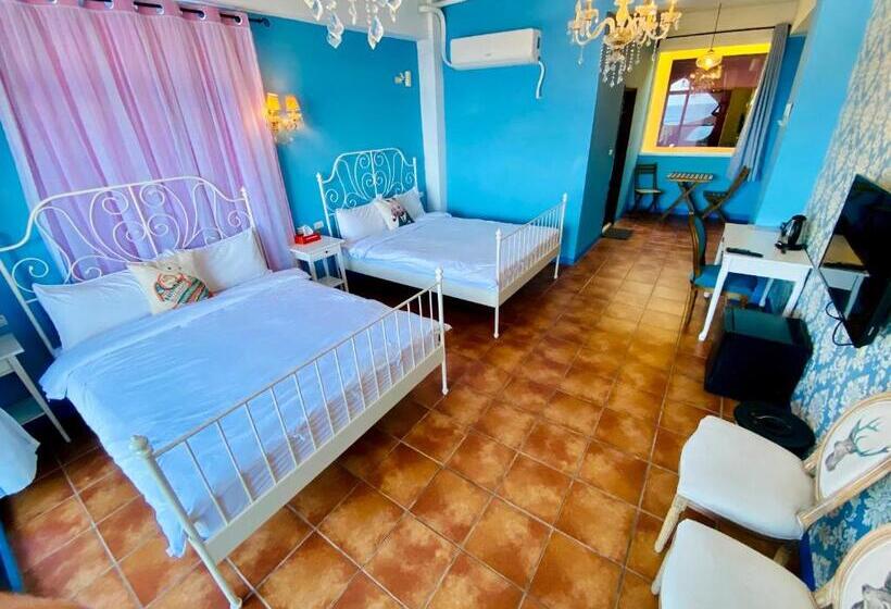 تختخواب و صبحانه 綠島寧靜海潛水 城堡館 Twinkleocean Diving Hostel