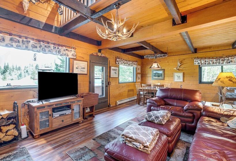 24str 00023 Fairplay Cabin W/ Hot Tub On 4 Acres!