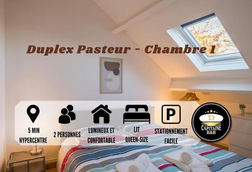 민박 Duplex Pasteur   Chambre 1   Chambre Privée